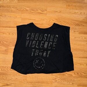 Salty savage crop top